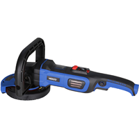Ponceuse à Béton Électrique HERZO 125mm 220V 1600W, Meuleuse Manuelle avec Longue Poignée Arrière pour Sol