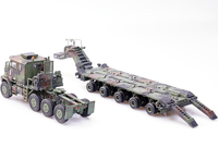 1/72 USA M1070 Véhicule de transport lourd Collection de bureau Ornement Knick-Knack