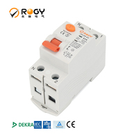 Interruptor Diferencial RCCB Tipo AC JVL65-63, Capacidad de Ruptura de 6 KA, 230-415V, Montaje Modular