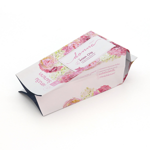 Emballage de sécurité écologique imprimé en gravure personnalisée, lingettes humides pour bébé, serviettes hygiéniques, tampons, sac à soufflet latéral avec fermeture arrière - Product Image 4