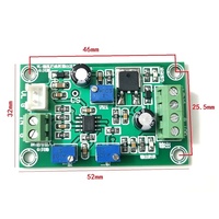 Module amplificateur de signal DC, gain 1-1000x, réglable indépendamment en deux étapes, carte d'alimentation analogique simple à régulation linéaire