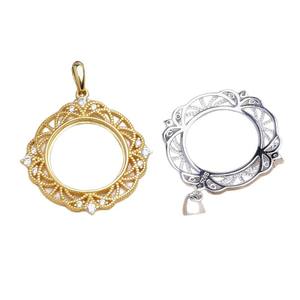 Pendientes de Plata 925 con Borla, Accesorios para DIY, Base Vacía Semiterminada 9-11, Base Inferior JG5921, Chapado en Oro, Tamaño de Cuenta de 3mm - Product Image 5