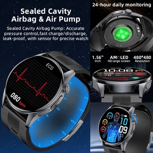 Reloj Inteligente BWS200 con Medición de Presión Arterial, Brazalete Inflable, NFC, Transmisión de Voz, Atención Remota, Compartir Datos, Temperatura Corporal, Recordatorio de Llamadas - Product Image 2