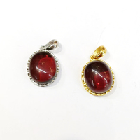 100% pierre précieuse naturelle S925 pendentif en argent pur cire de miel sang ambre adapté aux bijoux de collier de pierres précieuses pour femmes.