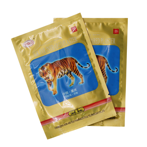Parche Analgésico <span class=keywords><strong>SIGLO</strong></span> JGK Tiger, Adhesivo Herbal Chino para Aliviar la Rigidez de Cuello, Espalda, Hombros y Articulaciones - Product Image 1