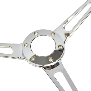 Volante Deportivo de Alta Calidad para Automóviles Clásicos, 380 mm, ABS, Negro, Estilo Vintage - Product Image 2