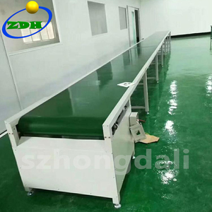 Sistem konveyor Transfer kustom garis konveyor sabuk hijau PVC panjang 5m 6m 20m - Product Image 4