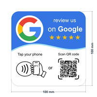 Carte d'analyse NFC 215 DLP, autocollant adhésif de table avec code QR dynamique pour Google