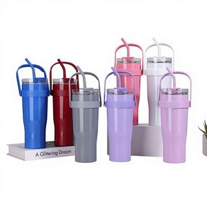 Vaso Térmico de Acero Inoxidable de 40 oz, Ecológico, Personalizado, Promocional, de Gran Capacidad, con Asa, para Exteriores - Product Image 2