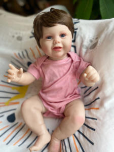 Piezas de muñeca <span class=keywords><strong>Reborn</strong></span> enorme y gorda pintada de 24 pulgadas, Pintura Realista Kodi, muñeca de bebé recién nacido hecha a mano, bebé <span class=keywords><strong>Reborn</strong></span> - Product Image 5