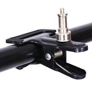 Metal <b>Clamp</b> Stand 1/4 Threaded Mount For Camera <b>Lighting</b> Background Support Studio Photography Accessory - Product Image 5
