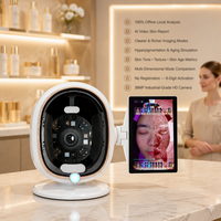 Appareil d'analyse cutanée IA portable professionnel, caméra 36MP, scanner facial 3D, 10 images spectrales HD, prise USB US pour salon de beauté