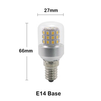 E14 LED Bulb Super Bright Cool White 6000k 5W Flicker-Free Small Screw Light for Range Hood Fridge Sewing Machine Appliance