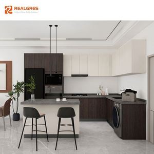 Isla de <span class=keywords><strong>Cocina</strong></span> Compacta Realgres con Barra de <span class=keywords><strong>Desayuno</strong></span> y Compartimentos de Almacenamiento Ocultos - Product Image 4