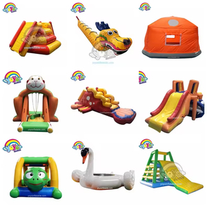 Centre de jeux gonflable professionnel avec mur d'escalade, piscine à balles et toboggan, parc d'attractions pour enfants - Product Image 3