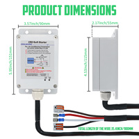 Protector contra sobretensiones de arranque suave de alta potencia de 240V para aire acondicionado RV con corriente de descarga máxima de 20A