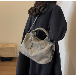 <span class=keywords><strong>Sac</strong></span> à main bandoulière pour <span class=keywords><strong>femme</strong></span> en PU, grande capacité, style vintage décontracté, <span class=keywords><strong>sac</strong></span> messager à fermeture éclair, vente chaude - Product Image 2