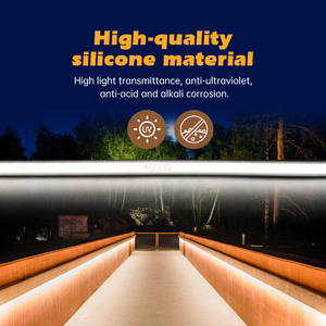 Bande LED néon en silicone découpable 5M 24V étanche pour éclairage extérieur, maison, salon, décoration de Noël - Product Image 6
