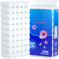 Vente directe d'usine. Rouleaux de papier toilette personnalisables 100% pâte de bois naturelle. Papier toilette personnalisable pour salle de bain