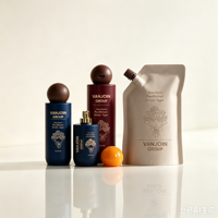 Flacons cosmétiques à capuchon à clapet de 100, 150, 250 ml pour gel douche, parfum, toner, en bleu, rose, transparent, dépoli, avec pulvérisateur à brume fine à sertir