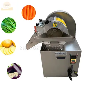 Automatic Root vegetable fruit cutting dicer machine ginger potato slicer cutter machine