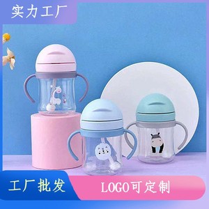 Gobelet d'apprentissage pour enfants en plastique PC avec poignée, sans BPA, design cartoon, pour bébés de 1 à 2 ans - Product Image 3