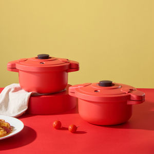 Vente chaude 2.3L En Plastique Micro-ondes Viande <span class=keywords><strong>Riz</strong></span> Pâtes Légumes Vapeur Pot Micro-ondes Pression Cookermicrowave Bacon Cooker - Product Image 3