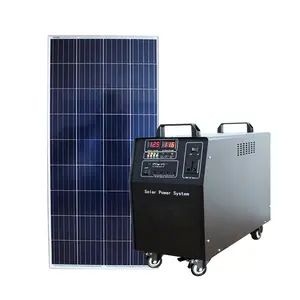 1000W komplettes Komplett set Solar Energy Systems Inklusive Batterie Solar panel Wechsel richters teuerung Home Solar Energy Storage System