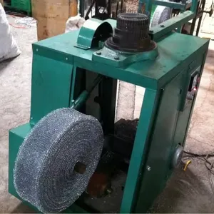 Manufacture Top Quality Galvanized Mesh Stainless Steel Scourer Machine For Making Kitchen Scourer Whatsapp+86 13752679825