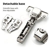 Charnière hydraulique 3D réglable à fermeture douce pour armoire de cuisine en fer, amortisseur de porte de meuble, moderne, pour salle de bain et salon