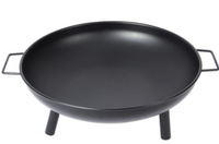 Table de foyer extérieur de taille personnalisée de style brésilien Structure en acier galvanisé avec des motifs uniques pour les barbecues de jardin
