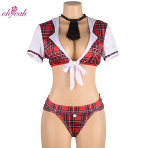 Nuevo Conjunto <span class=keywords><strong>de</strong></span> Lencería Sexy <span class=keywords><strong>de</strong></span> Uniforme Escolar para Cosplay, <span class=keywords><strong>Disfraz</strong></span> <span class=keywords><strong>de</strong></span> Estudiante y <span class=keywords><strong>Maestra</strong></span>, Ropa Interior Femenina - Product Image 6