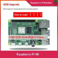 Kit de Desarrollo Raspberry Pi 4 Modelo B de 8GB para Programación en Python y Aprendizaje de IA para Principiantes, PI 4B 1/2/4/8GB