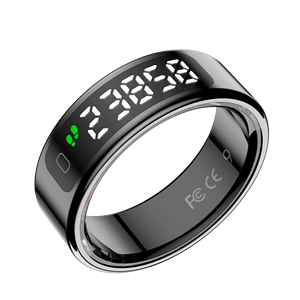 Anillo Inteligente de Salud VR11, Resistente al Agua 5ATM, Controlado por Aplicación, Monitor de Frecuencia Cardíaca, Rastreador de Actividad Física y <span class=keywords><strong>Sueño</strong></span> para Hombres y Mujeres - Product Image 1