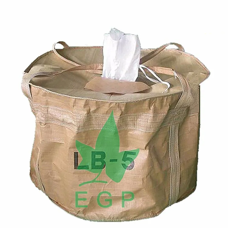 EGP çin üretici ton jumbo çanta büyük çanta taşıma/Storge süper çuval 500kg 1000kg 1500kg
