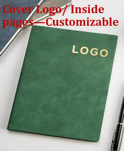 Libreta Personalizada A5 con Cinta Verde, Cubierta de Cuero PU Suave Tipo Piel de Oveja, con Logotipo, Regalo Promocional Empresarial - Product Image 2