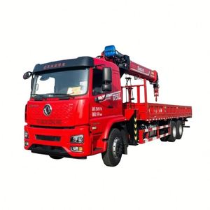 Dongfeng 6x4 Rear Eight Wheels Truck Mounted <b>Crane</b> Chengli Changwei 12 Ton 5 Section Telescopic <b>Boom</b> <b>Lorry</b> <b>Crane</b> - Product Image 1