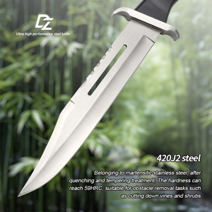 มีดต่อสู้ Ram B3 คุณภาพสูง ปรับแต่งได้ ใบมีดเหล็กกล้าไร้สนิม ด้ามไม้ พร้อมปลอกมีด รุ่นลิมิเต็ดอิดิชั่น OEM DIY - Product Image 4