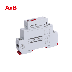 A & B ABTB-B2 AC/DC12V-240V thu nhỏ Relay 16A 1no1nc 24VDC cuộn dây 0.1S-10 ngày chậm trễ phạm vi thời gian chuyển đổi chậm trễ hẹn giờ - Product Image 5