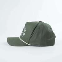Gorras Snapback de 5 Paneles Hechas a Medida, Color Verde, Tela 100% Algodón, Gorra de Golf con Logotipo Personalizado, Gorras de Béisbol