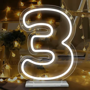 Letrero Luminoso LED de Neón Blanco Cálido, Regulable, con Clasificación IP65, para Bodas, Cumpleaños, Aniversarios, Fiestas, Regalos - Product Image 3