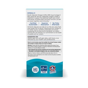 畅销深海鱼油软胶囊 Omega 3 DHA EPA 适合中老年老年人，可提高骨密度 - Product Image 2