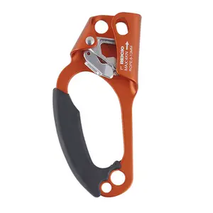CE outdoor climbing orange left hand ascender
