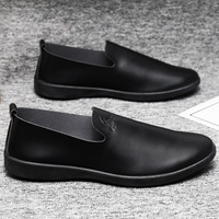 Chaussures décontractées en cuir souple pour hommes, mocassins respirants et légers, chaussures en cuir décontractées confortables pour hommes