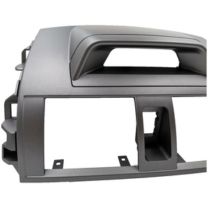 Air Vent Panel For Corolla 2007-2013 Matte Finish <b>Plastic</b> Dash <b>Frame</b> With Clock Integration - Product Image 1
