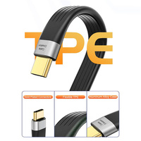 USB 3.1 bis Typ C 10 Gbit/s Gen2 OTG-Datums kabel Stecker-Buchse-Daten USB C-Ladekabel für PC-TV-Festplatten verlängerung Kurzes Kabel 13cm
