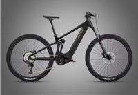 Vélo électrique tout-terrain à moteur central 500W à 2 vitesses avec capteur de couple, batterie cachée 48V 15Ah, VTT