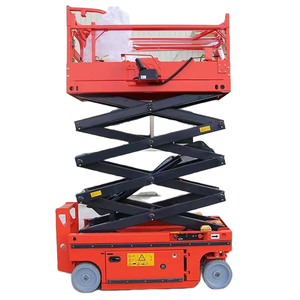 O motor de bateria barato do CE 6m 12m Scissor o trabalho aéreo Scissor a plataforma 10m 8m 320kg móvel bonde hidráulico Scissor o elevador - Product Image 2