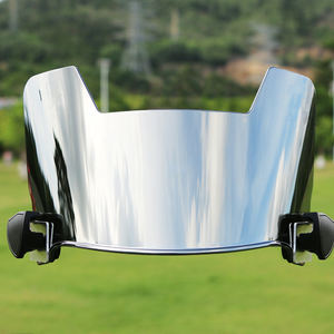 Visière de football argentée transparente, masque facial argenté pour <span class=keywords><strong>casque</strong></span> de football américain, compatible avec <span class=keywords><strong>Schutt</strong></span> F7 - Product Image 3