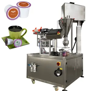 Machine de remplissage et d'étanchéité Kcup rotative automatique, Machine de remplissage de poudre de café, prix